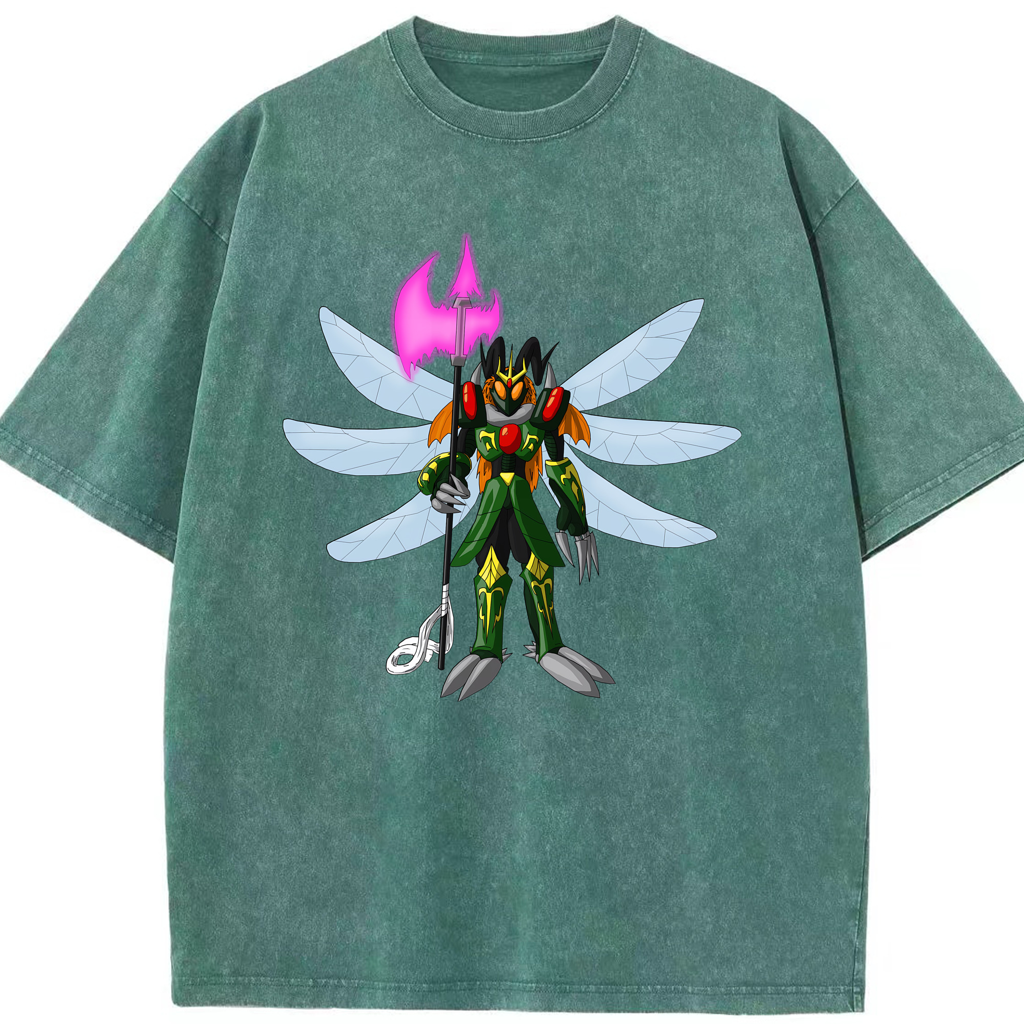（画像用） Digimon デジタルモンスター/デジモン 綿100% ヴィンテージ風 半袖Tシャツ（フロントプリント）